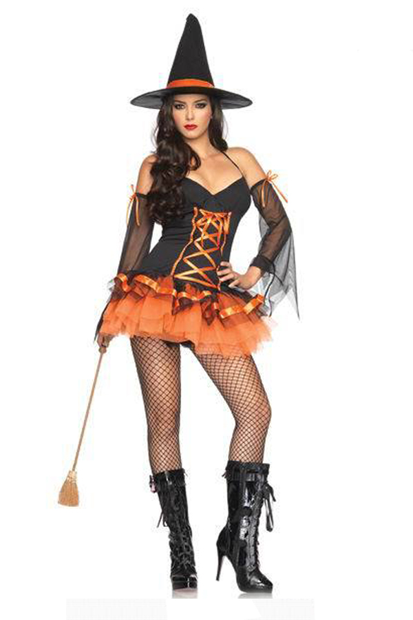 Halloween Costume Glamorous Tutu Bottom Sexy Evil Witch Costume - Click Image to Close